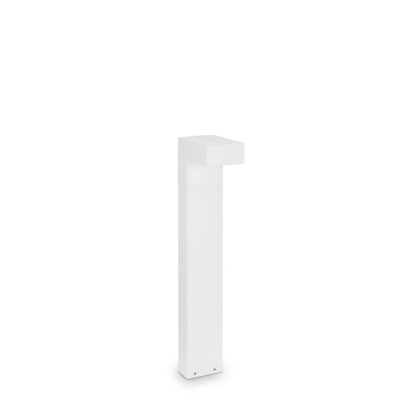 IdealLux-115092 - Sirio - Outdoor White with Clear Glass Small Bollard