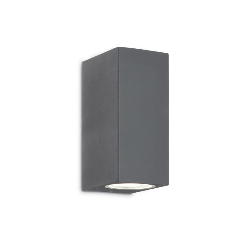 IdealLux-115337 - Up - Outdoor Anthracite Rectangle Wall Lamp
