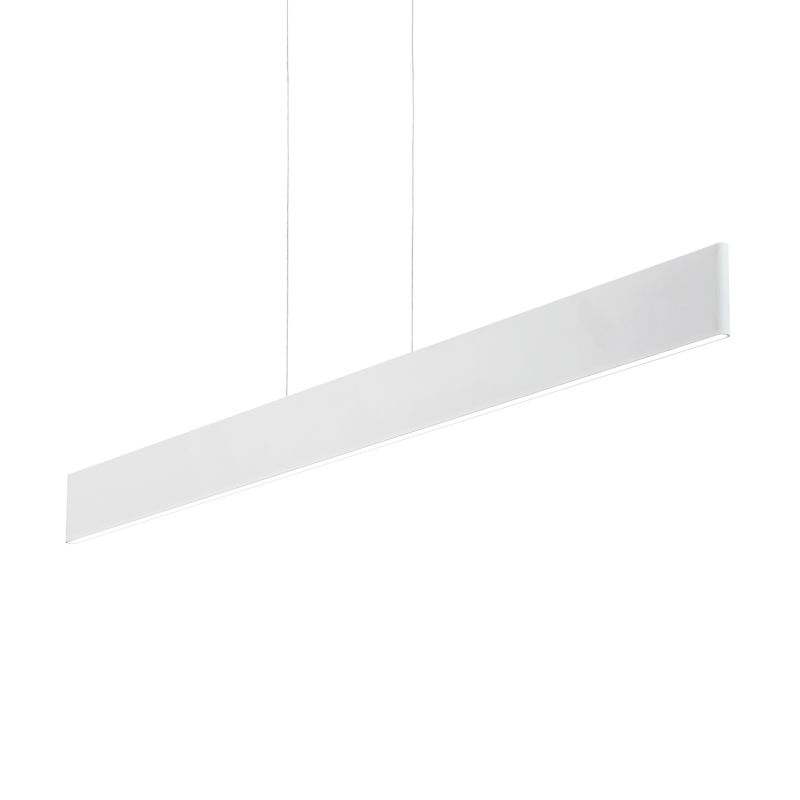 IdealLux-138237 - Desk - Rectangle Matt White LED over Island Fitting