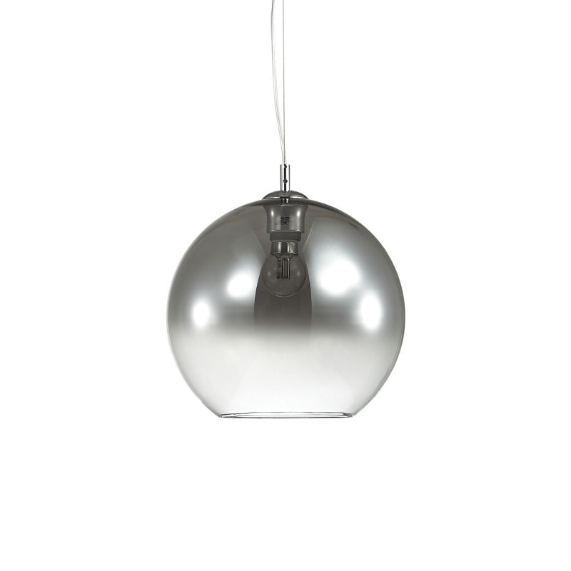 IdealLux-149592 - Nemo - Clear with Shady Glass Globe Single Pendant -Ø30