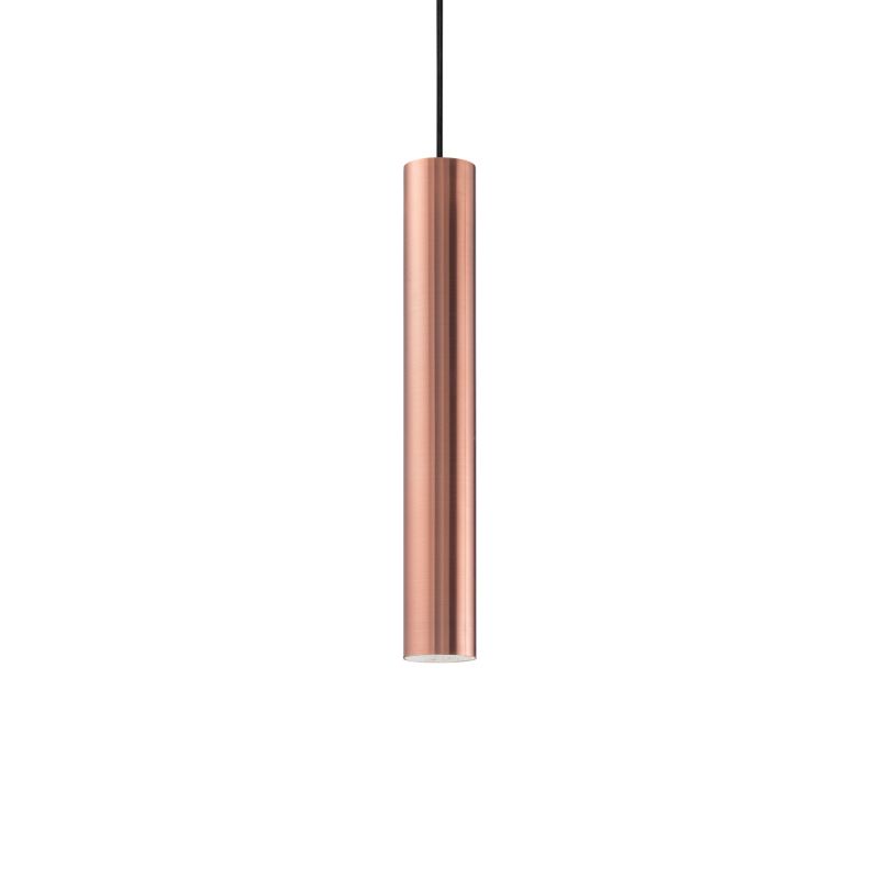 IdealLux-141855 - Look - Copper Metal Tube Single Hanging Pendant