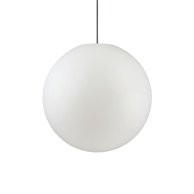 IdealLux-136011 - Sole - Outdoor White Globe Pendant Ø 50 cm