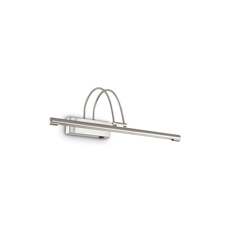 Wall Lights - Bow - Medium LED Nickel Picture Lamp IdealLux-007038 - Bow - Medium LED Nickel Picture Lamp