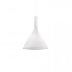 Cocktail - White Pendant with White Glass Cocktail - White Pendant with White Glass