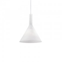 Cocktail - White Pendant with White Glass Cocktail - White Pendant with White Glass