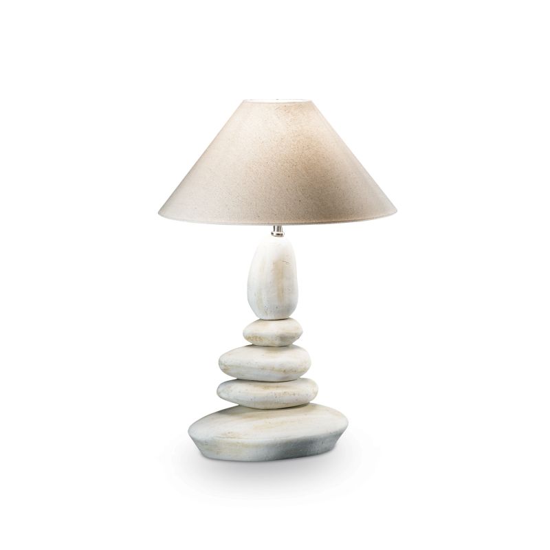 Table & Floor Lamp - Dolomiti - Big Ceramic Stone Table Lamp IdealLux-034942 - Dolomiti - Big Ceramic Stone Table Lamp