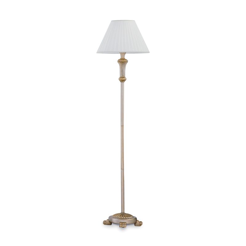 IdealLux-020877 - Dora - Antique Gold with Leaf Floor Lamp