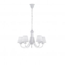 Cortez - White 5 Light Centre Fitting Cortez - White 5 Light Centre Fitting