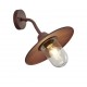 Trio-201760124 - Brenta - Rusty Wall Lamp with Clear Diffuser