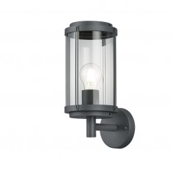 Tanaro - Anthracite Wall Lamp with Clear Diffuser