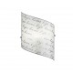 - Signa - White Wall Lamp with White Glass with Clear Letters Trio-202500101 - Signa - White Wall Lamp with White Glass with Clear Letters