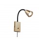 - Wanda - Matt Brass Plug-in Wall Lamp Trio-202670108 - Wanda - Matt Brass Plug-in Wall Lamp