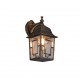 - Volturno - Black & Gold Wall Lamp with Clear Diffuser Trio-205967128 - Volturno - Black & Gold Wall Lamp with Clear Diffuser