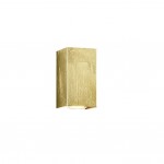 Cleo - Painted Gold Up & Down Wall Lamp