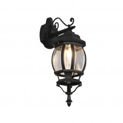 Elvo - Traditional Downlighter Wall Lamp with Clear Glass