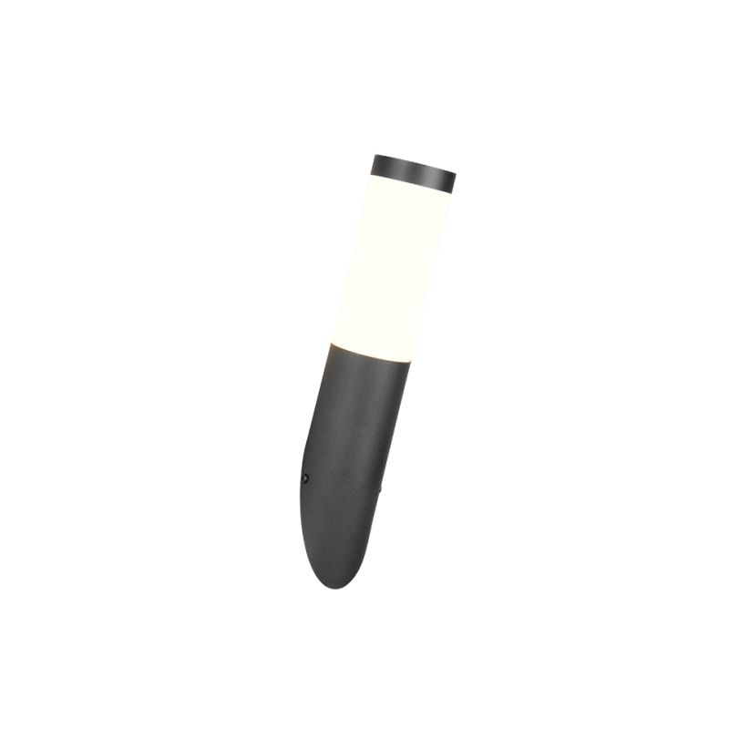 - Trioto - Matt Black Wall Lamp with White Diffuser Trio-209760132 - Trioto - Matt Black Wall Lamp with White Diffuser