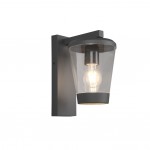 Cavado - Anthracite Wall Lamp with Clear Diffuser