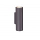 - Marley - Matt Black Up & Down Wall Lamp Trio-212400232 - Marley - Matt Black Up & Down Wall Lamp