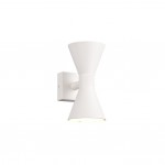 Ardas - Matt White Up & Down Wall Lamp IP44
