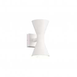 Ardas - Matt White Up & Down Wall Lamp IP44
