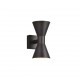 - Ardas - Matt Black Up & Down Wall Lamp IP44 Trio-212560232 - Ardas - Matt Black Up & Down Wall Lamp IP44