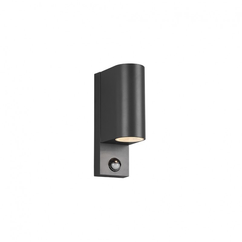 - Roya - Anthracite Up & Down PIR Wall Lamp Trio-214260242 - Roya - Anthracite Up & Down PIR Wall Lamp