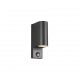 - Roya - Anthracite Up & Down PIR Wall Lamp Trio-214260242 - Roya - Anthracite Up & Down PIR Wall Lamp