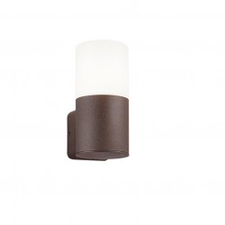 Hoosic - Rusty Wall Lamp with White Diffuser Hoosic - Rusty Wall Lamp with White Diffuser