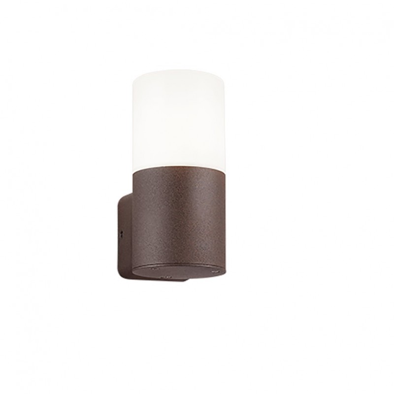 - Hoosic - Rusty Wall Lamp with White Diffuser Trio-222260124 - Hoosic - Rusty Wall Lamp with White Diffuser