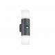 Trio-222260242 - Hoosic - Anthracite 2 Light PIR Wall Lamp with White Diffuser