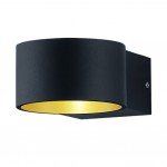 Lacapo - Black Up & Down LED Wall Lamp