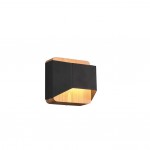 Arino - Wooden & Black LED Wall Lamp
