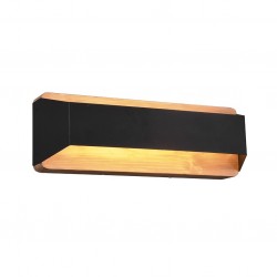Arino - Wooden & Black LED Wall Lamp Arino - Wooden & Black LED Wall Lamp
