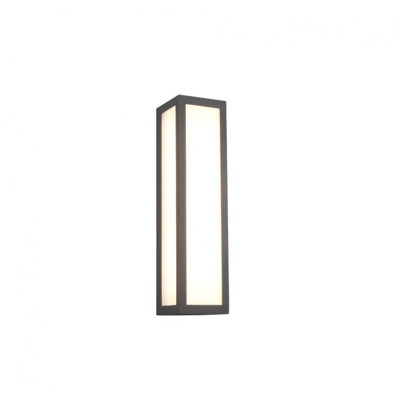 - Fuerte - Anthracite LED Wall Lamp with White Diffuser Trio-226260142 - Fuerte - Anthracite LED Wall Lamp with White Diffuser