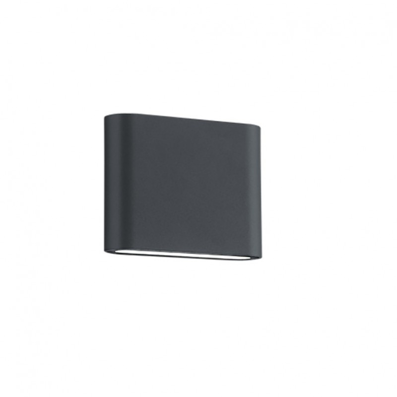 - Thames II - Anthracite Up & Down LED Wall Lamp IP54 Trio-227560242 - Thames II - Anthracite Up & Down LED Wall Lamp IP54
