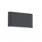 Thames II - Anthracite Up & Down LED Wall Lamp IP54