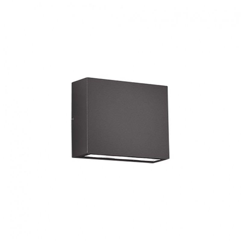 - Thames - Square Anthracite LED Wall Lamp IP54 Trio-229360242 - Thames - Square Anthracite LED Wall Lamp IP54