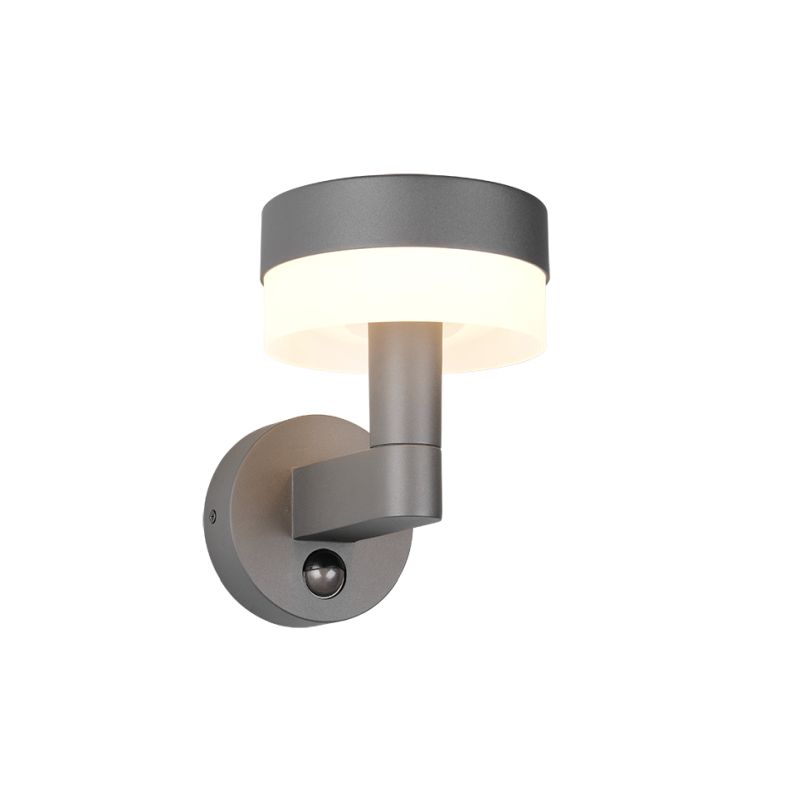 - Mackenzie - Anthracite PIR Wall Lamp with White Diffuser Trio-230569142 - Mackenzie - Anthracite PIR Wall Lamp with White Diffuser