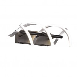 Sequence - Black & Brushed Aluminium CCT Wall Lamp Sequence - Black & Brushed Aluminium CCT Wall Lamp