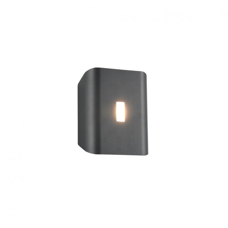 Trio-246660342 - Santerno - Anthracite Up & Down CCT Wall Lamp IP54