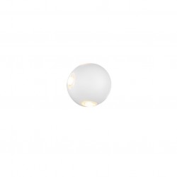 Avisio - Matt White 4 Light LED Wall Lamp