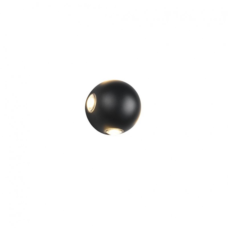 Trio-246760432 - Avisio - Matt Black 4 Light LED Wall Lamp