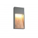 - Salmon - Anthracite LED Wall Lamp with Wood Imitation Trio-246960135 - Salmon - Anthracite LED Wall Lamp with Wood Imitation