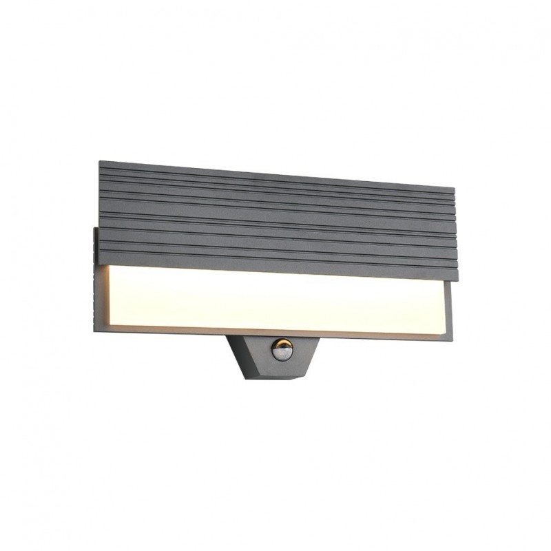Outdoor - Mariza - Anthracite LED Wall Lamp with Sensor IP44 Trio-247069142 - Mariza - Anthracite LED Wall Lamp with Sensor IP44