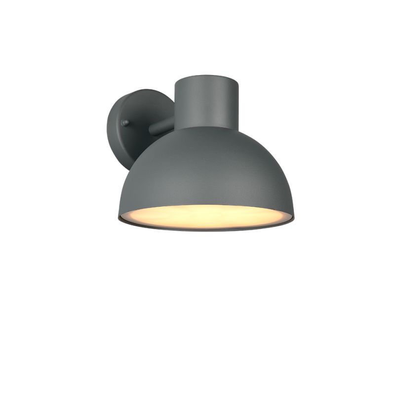 - Elbe - Anthracite Wall Lamp with White Diffuser IP44 Trio-262360142 - Elbe - Anthracite Wall Lamp with White Diffuser IP44