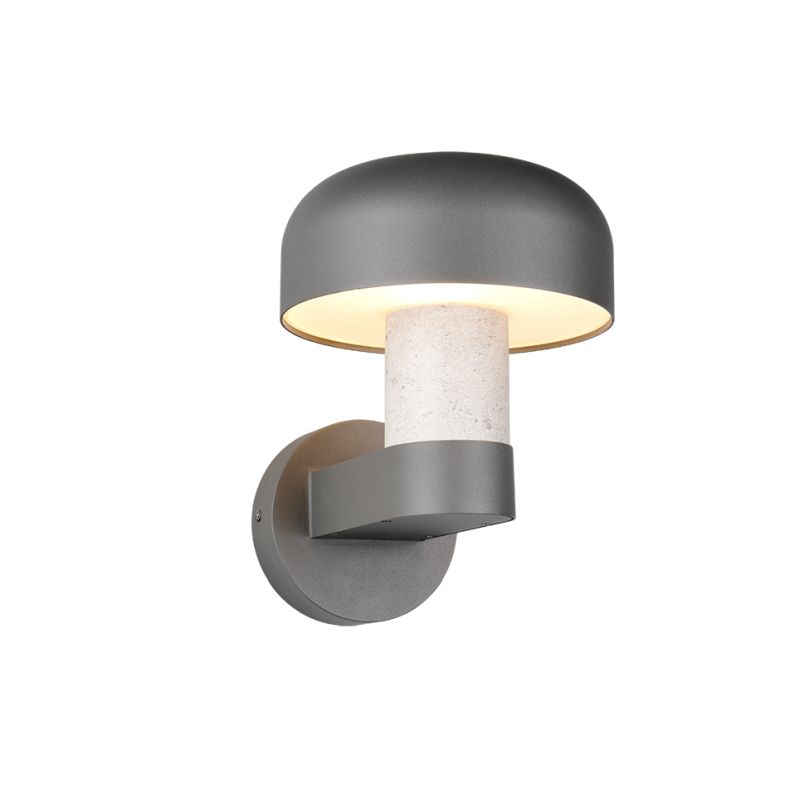 - Fraser - Anthracite & Concrete Imitation Wall Lamp IP54 Trio-262560178 - Fraser - Anthracite & Concrete Imitation Wall Lamp IP54