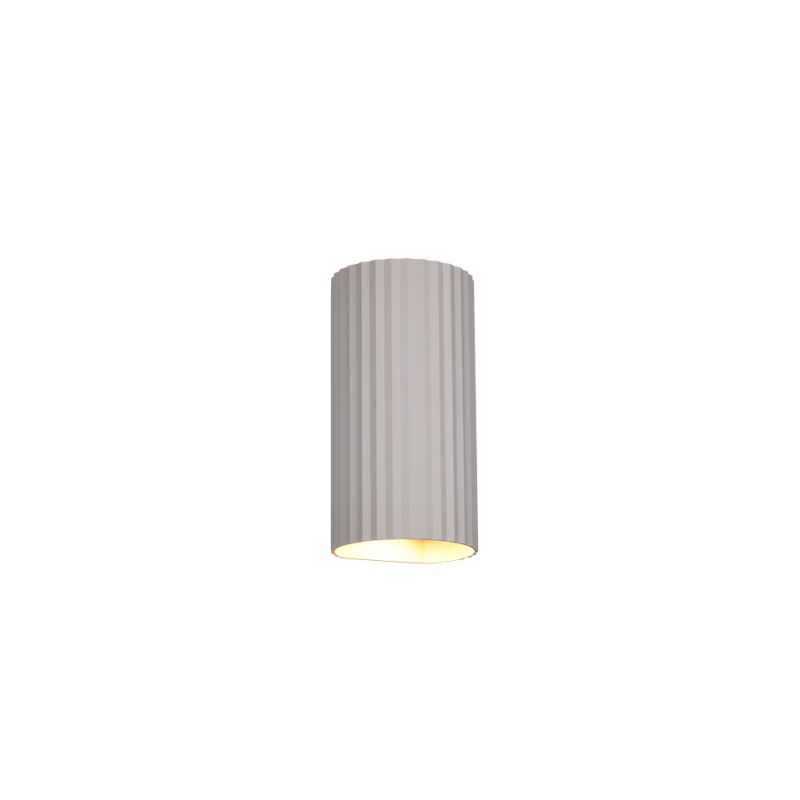 Trio-267700276 - Soka - Warm Grey Ribbed Wall Lamp