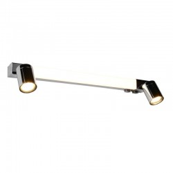 Enrico - Chrome CCT Wall Lamp with Spotlights IP44 Enrico - Chrome CCT Wall Lamp with Spotlights IP44