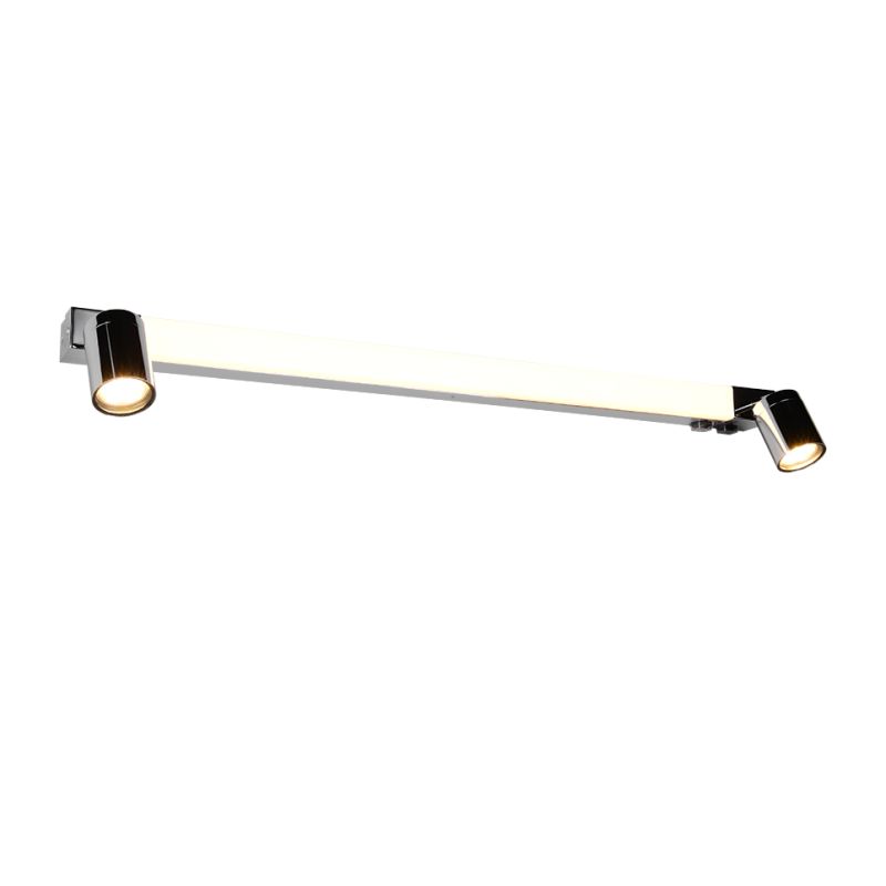 - Enrico - Chrome CCT Wall Lamp with Spotlights IP44 Trio-281479306 - Enrico - Chrome CCT Wall Lamp with Spotlights IP44