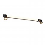 Enrico - Matt Black CCT Wall Lamp with Spotlights IP44 Enrico - Matt Black CCT Wall Lamp with Spotlights IP44